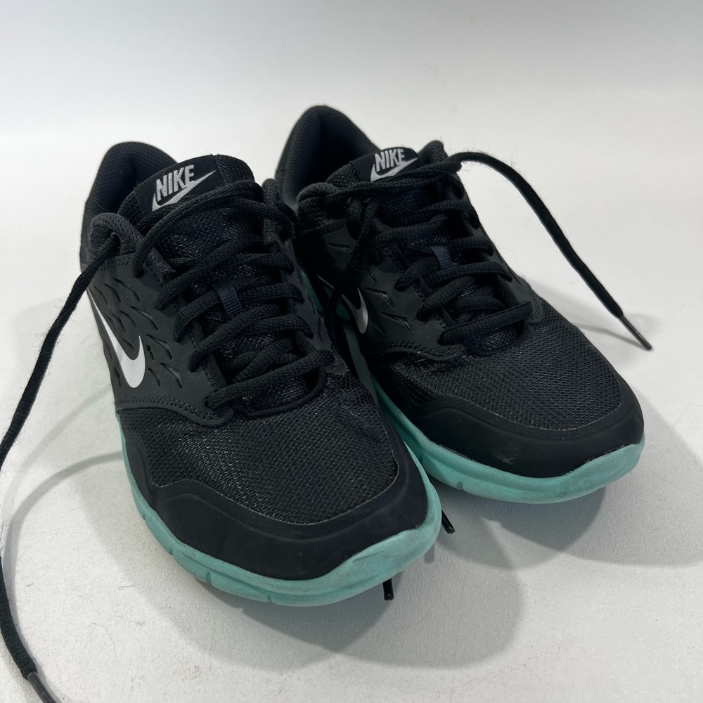 Nike Black and Aqua Athletic Shoes